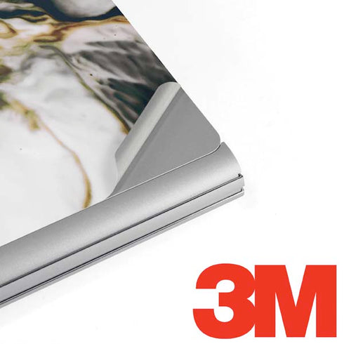 Copper and Black Marble Ink Surface Book 2 13.5in Skin